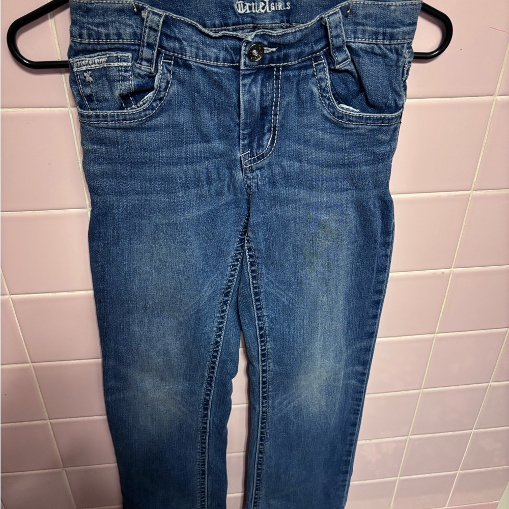 Cruel Girl Blue Straight Leg Jeans Girls